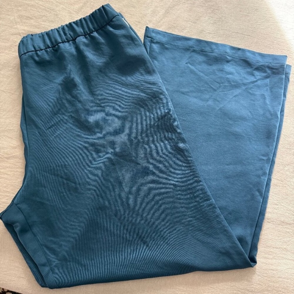 Worthington By JC Penney Woman’s Wide Leg Pull-On Pant In Petrol Blue Size 3x. - Picture 5 of 8
